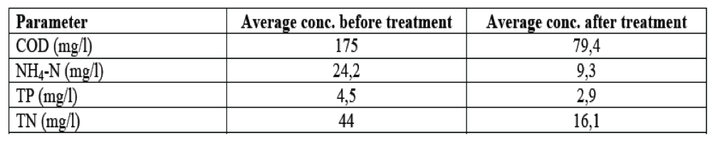 Before and After Parameters of Treatment