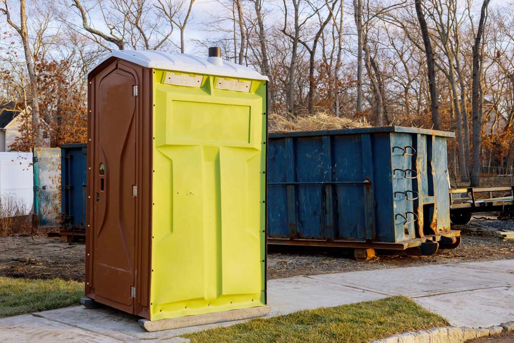 Portable Toilet Kept Near Road Side in Uganda