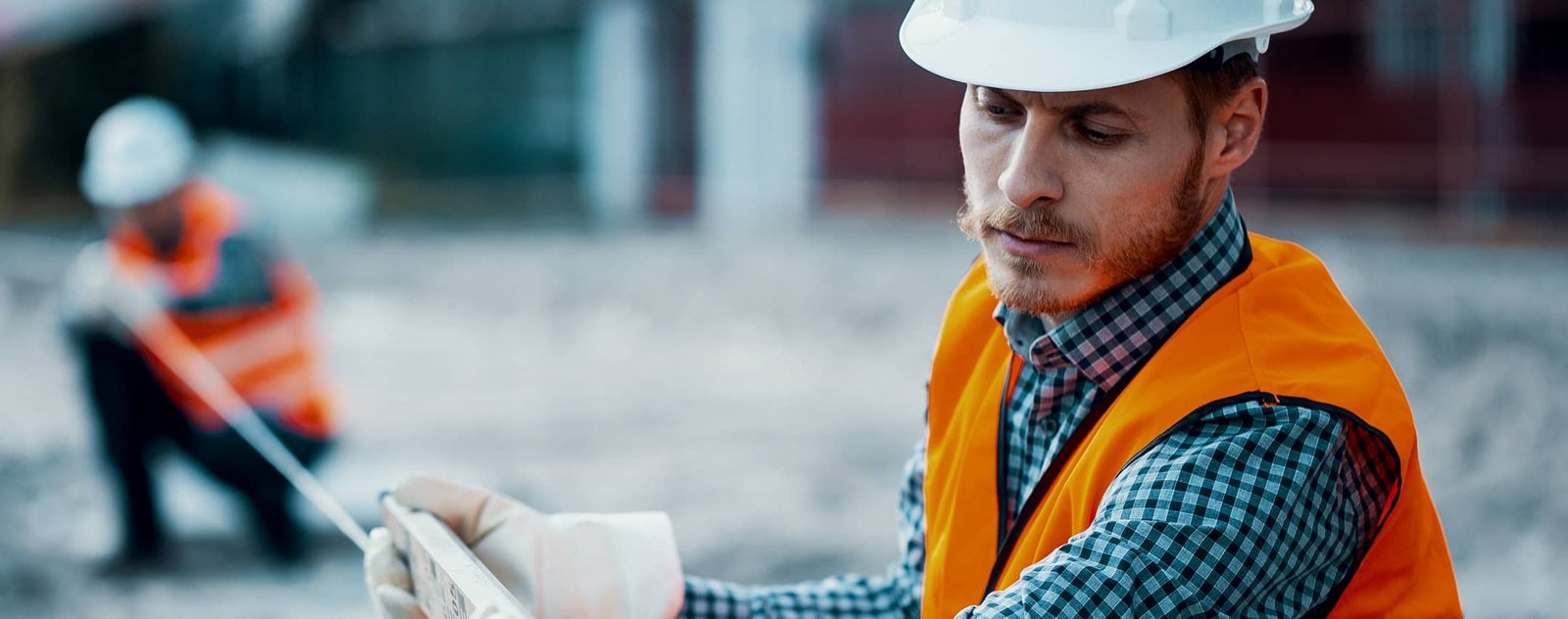 sharepoint intranet solution - close up of on site employee