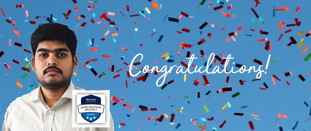 congratulations to satish kulala