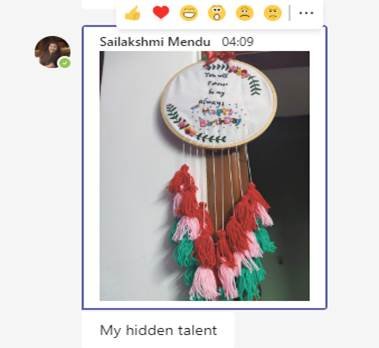 sailakshmi mendu hidden talent